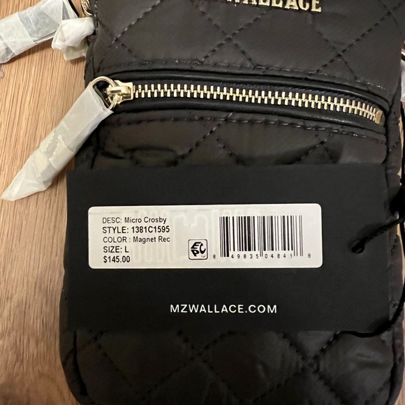 NWT MZ Wallace Micro Crossby Bag in Magnet Rec - Picture 7 of 9